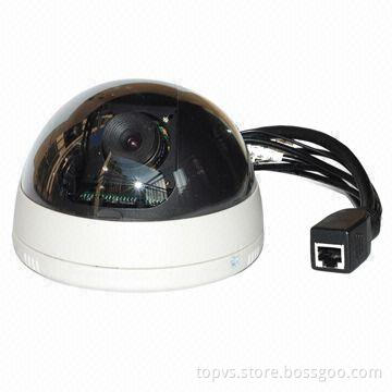 H.264 Network Box Camera with Sony CCD, Supports Two-way Audio